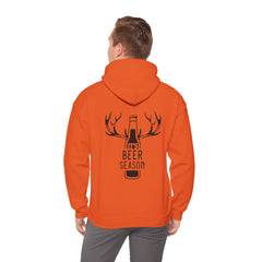 Beer Season Hoodie for Comfort and Style, Unisex Hooded Sweatshirt, Beer Lover Gift, Cozy Casual Wear, Perfect for Camping