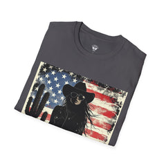 Stylish Western Graphic Tee, Cowboy T-Shirt, Americana Apparel, Unisex Casual Shirt, Summer Wardrobe Essential, Gift For Western Lovers