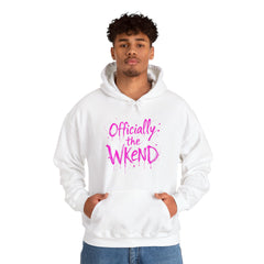 Officially the Wkend Hooded Sweatshirt, Unisex Weekend Sweatshirt, Cozy Hoodie for Relaxation, Ideal for Casual Outings, Perfect Gift [...]