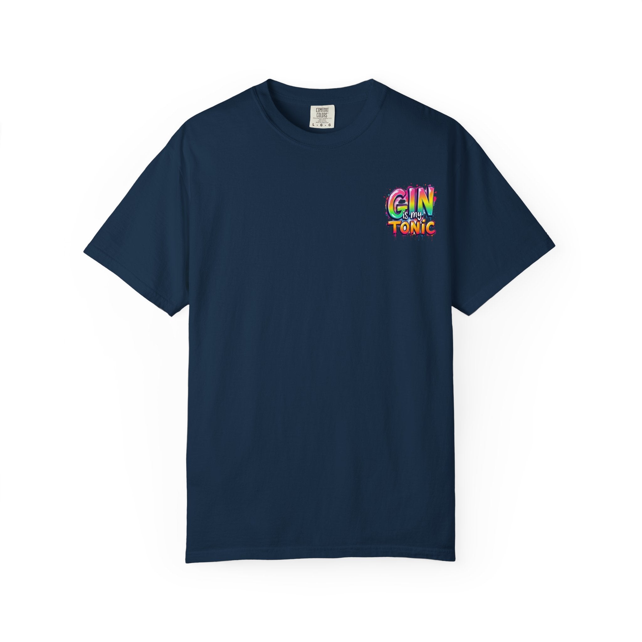Gin is my Tonic Graphic T-Shirt, Unisex Vintage Tee, Perfect for Festivals, Beach Days, and Casual Wear, Gift for Sun Lovers