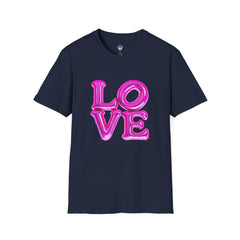 Love Balloon Graphic Unisex T-Shirt, Cute Couples Apparel, Valentine's Day Gift, Casual Wear, Trendy Gift Idea, Statement Tee