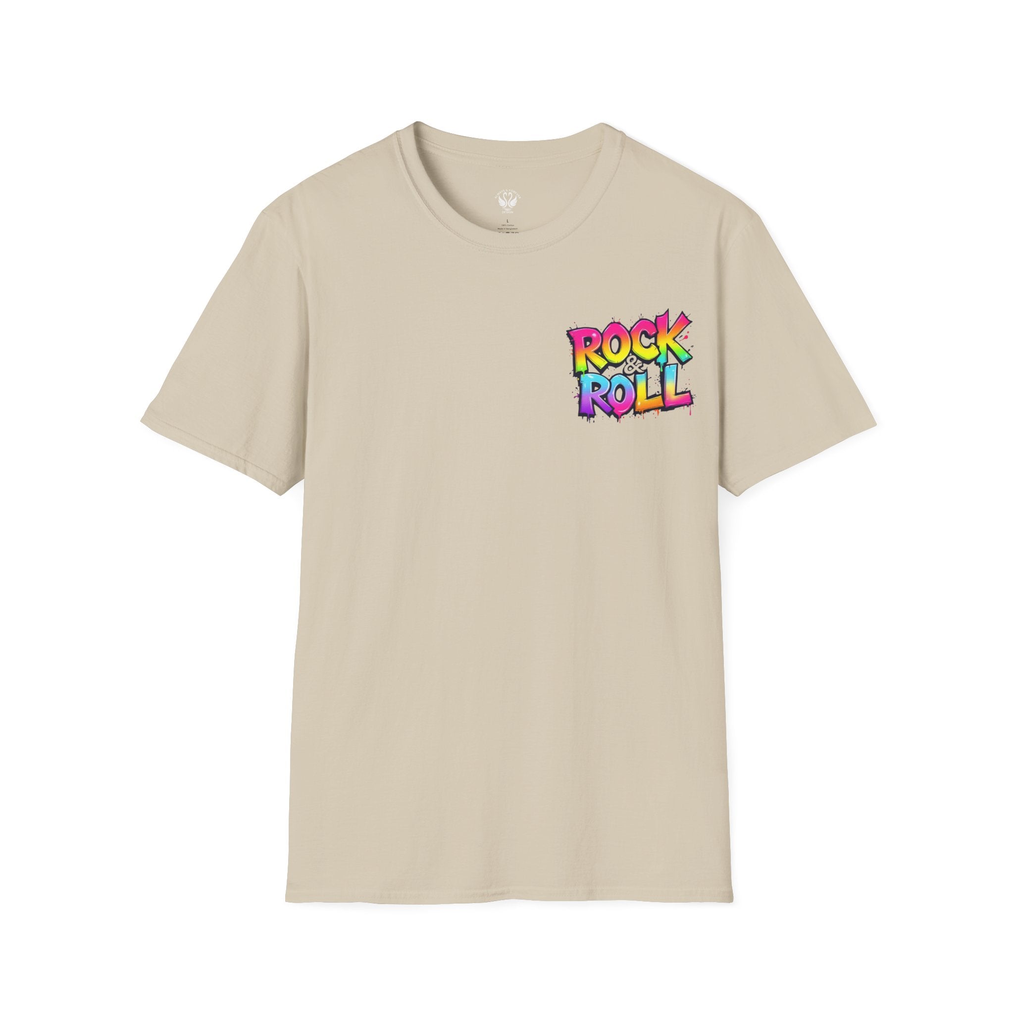 Colorful Rock & Roll Unisex T-Shirt, Vintage Music Tee, Festival Shirt, Gift for Music Lovers, Concert Apparel