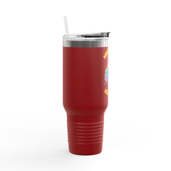 Colorful Messy Bug Insulated Travel Mug - 40oz