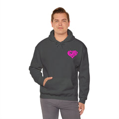 Cozy Love Heart Hoodie | Unisex Sweatshirt for Valentine's Day, Gift for Her, Celebrations, Casual Wear, Anniversary