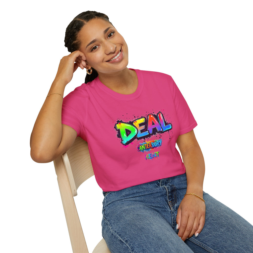 Colorful Graffiti Unisex T-Shirt, Trendy Streetwear Tee, Fun Casual Wear, Gift for Art Lovers, Summer Outfit