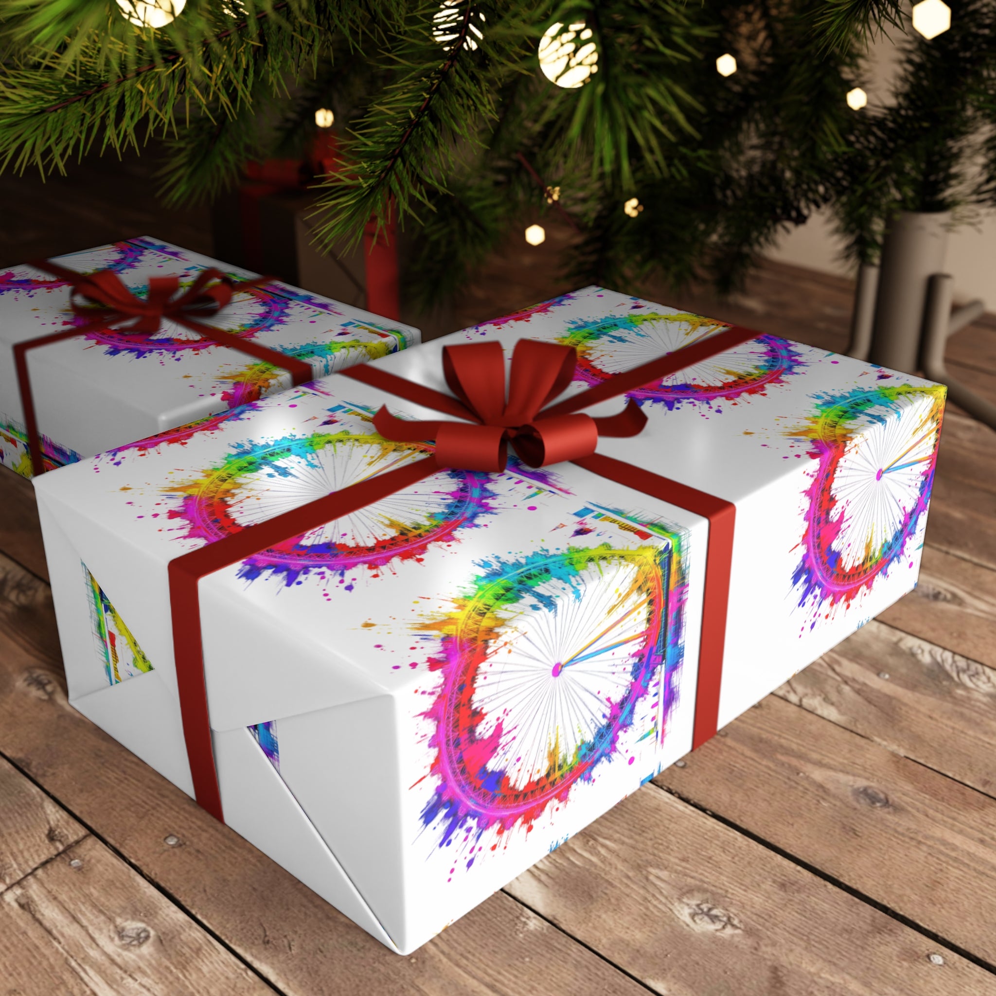 Vibrant Colorful Gift Wrapping Paper Sheets - Perfect for Celebrations & Special Occasions