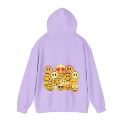 Smiley Faces Hooded Sweatshirt, Cozy Unisex Sweatshirt with Emoji Design, Casual Style, Gift for Friends, Fun Fashion, Perfect for [...]