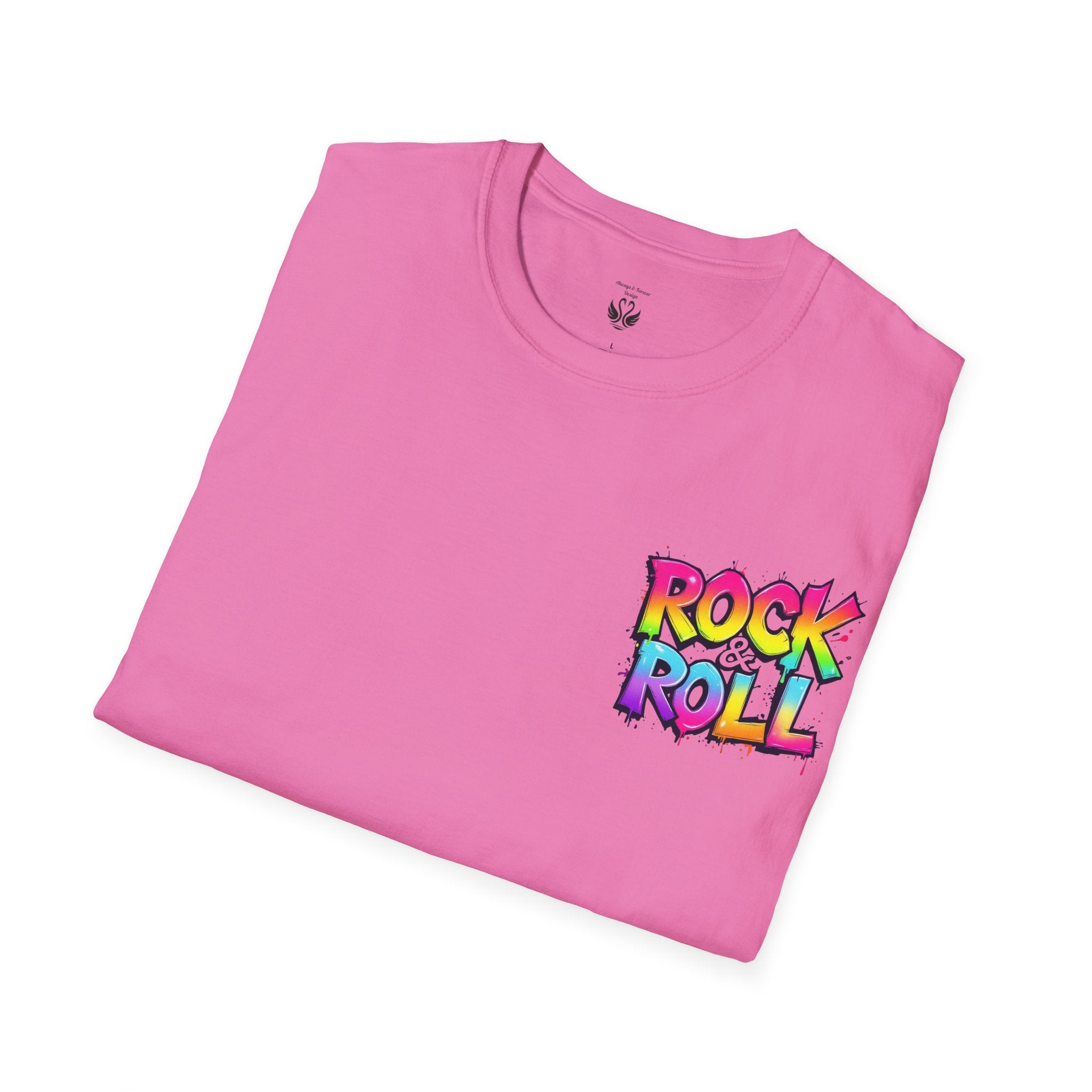 Colorful Rock & Roll Unisex T-Shirt, Vintage Music Tee, Festival Shirt, Gift for Music Lovers, Concert Apparel