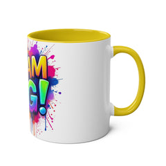 Dream Big Two-Tone Coffee Mug - 11oz Motivational Drinkware