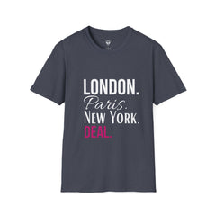 City Life Unisex T-Shirt - London, Paris, New York Deal Graphic Tee, Travel Fashion, Urban Style, Gift for Wanderlust, Streetwear