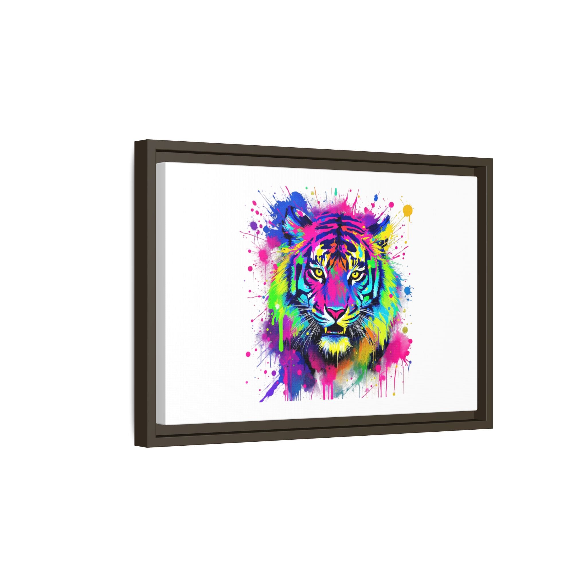 Vibrant Tiger Canvas Print - Framed Art for Bold Decor