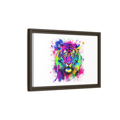 Vibrant Tiger Canvas Print - Framed Art for Bold Decor
