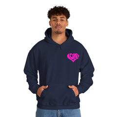 Cozy Love Heart Hoodie | Unisex Sweatshirt for Valentine's Day, Gift for Her, Celebrations, Casual Wear, Anniversary