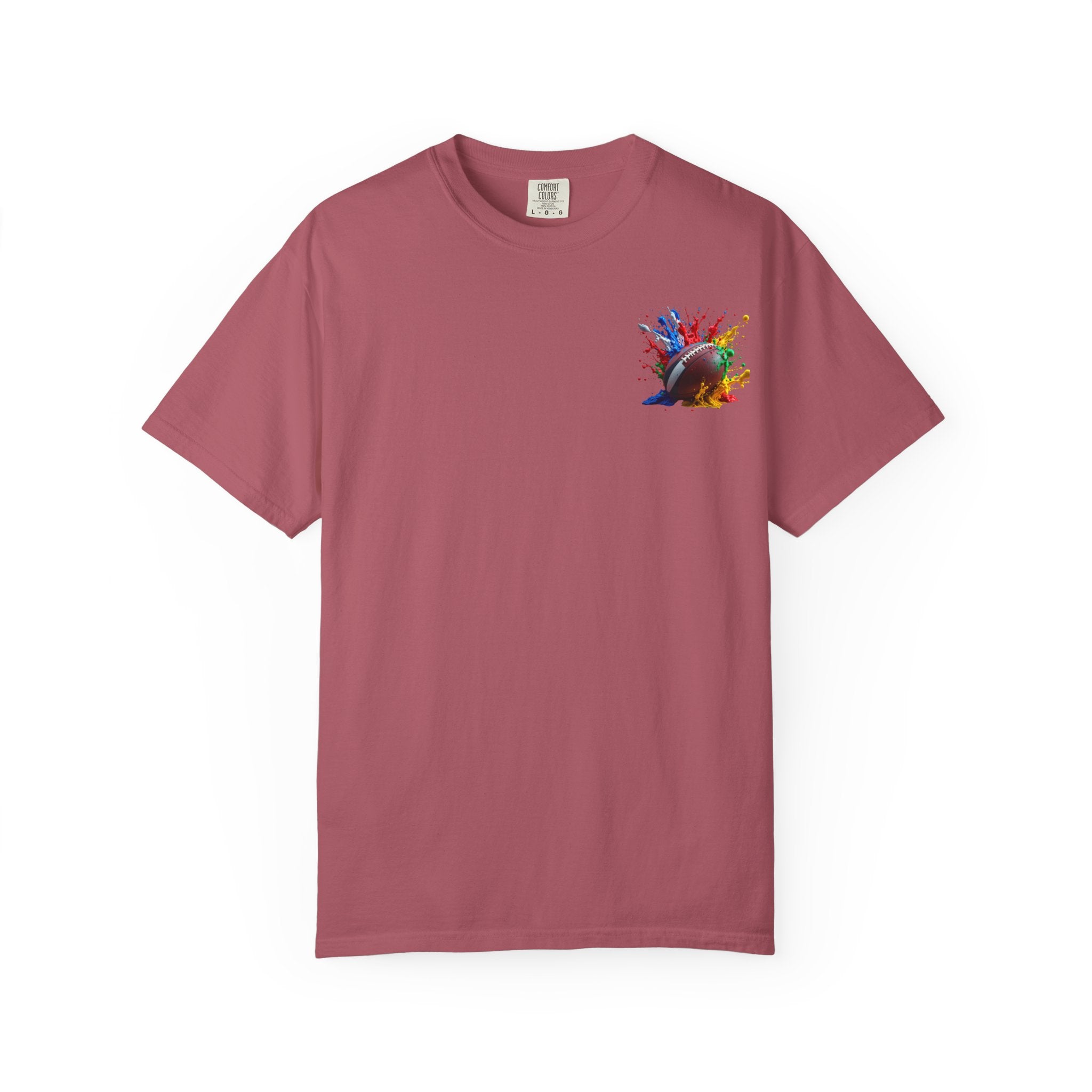 Rugby Ball Graphic T-Shirt, Unisex Vintage Tee, Perfect for Festivals, Beach Days, and Casual Wear, Gift for Sun Lovers