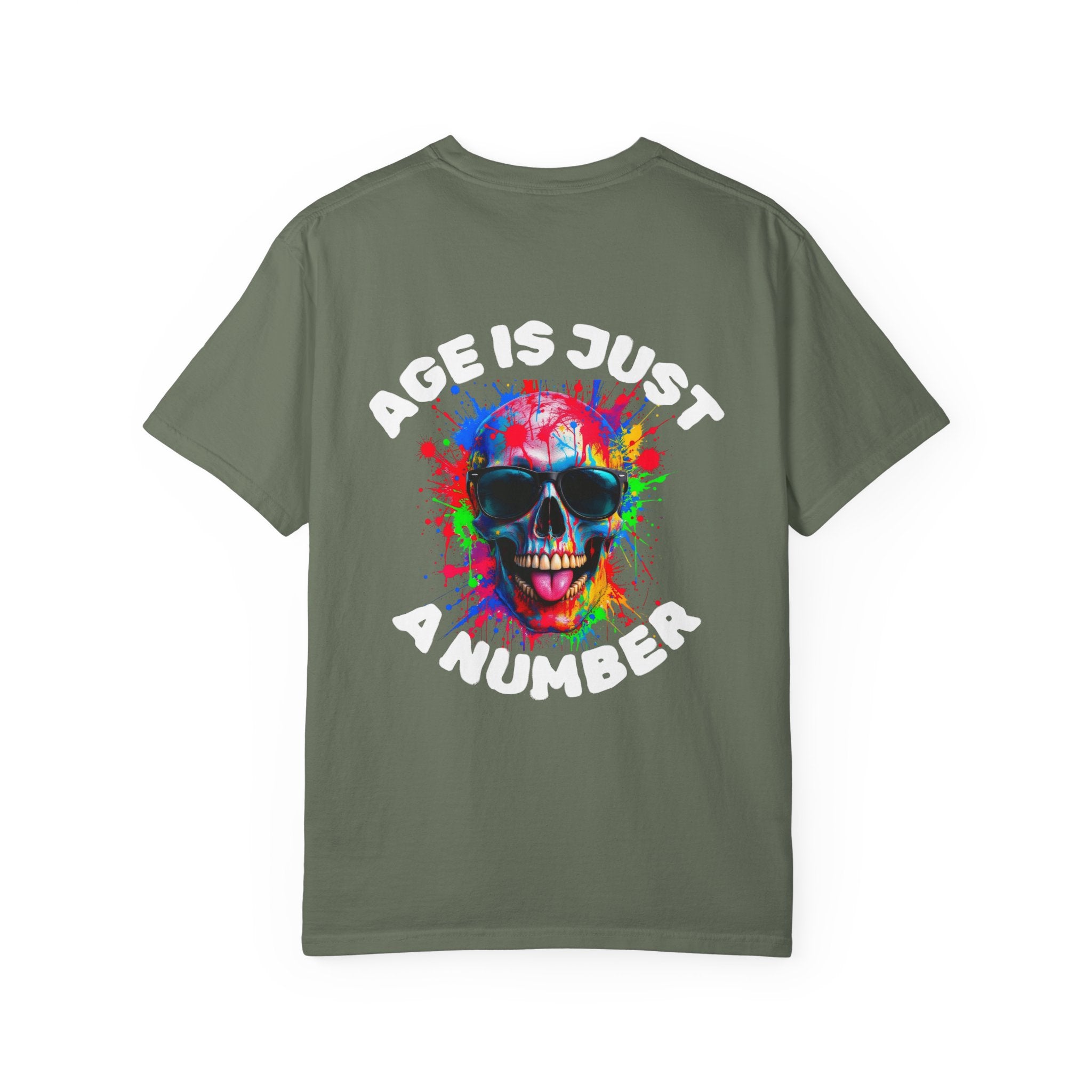 Age is just a Number Graphic T-Shirt, Unisex Vintage Tee, Perfect for Festivals, Beach Days, and Casual Wear, Gift for Sun Lovers