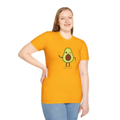 Cute Avocado Tee, Fun T-Shirt for Foodies, Gift for Friends, Cute Apparel, Casual Wear, Summer Outfit