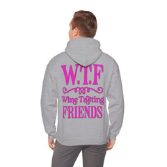W.T.F. Wine Tasting Friends Hoodie - Unisex Heavy Blend Sweatshirt for Wine Lovers, Gift for Friends, Cozy Apparel for Tastings, Wine [...]