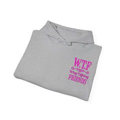 W.T.F. Wine Tasting Friends Hoodie - Unisex Heavy Blend Sweatshirt for Wine Lovers, Gift for Friends, Cozy Apparel for Tastings, Wine [...]