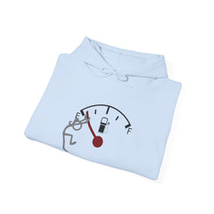 Fuel Gauge Graphic Hoodie, Unisex Sweatshirt for Gamers, Cozy Gift for Tech Lovers, Perfect for Casual Wear, Comfy Everyday Hoodie