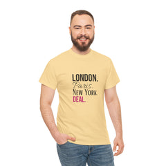 City Life Unisex Tee: London, Paris, New York Deal - Travel Shirt, Fashion Apparel, Gift for Travelers, Urban Outfit, Streetwear