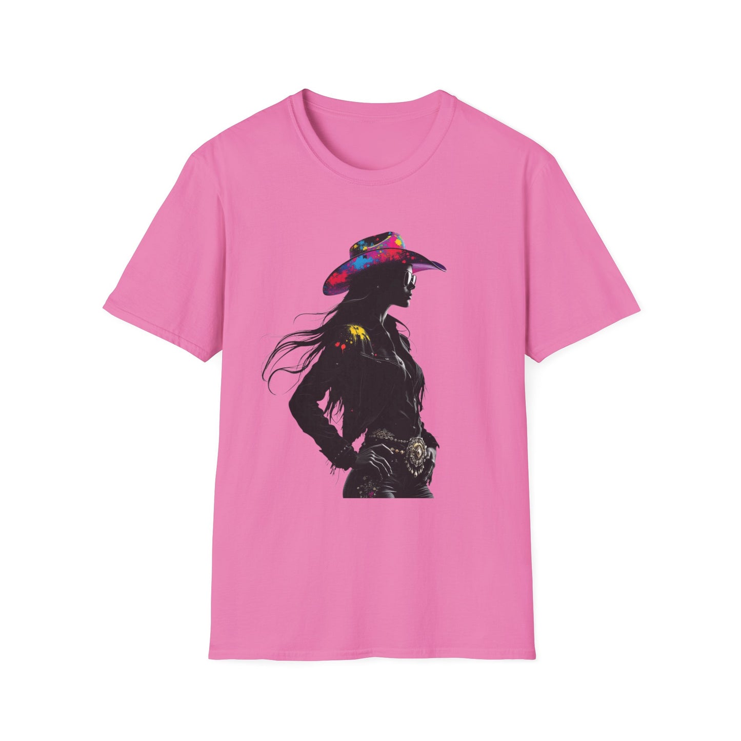 Cowgirl Vibes Unisex Softstyle T-Shirt - Trendy Western Graphic Tee