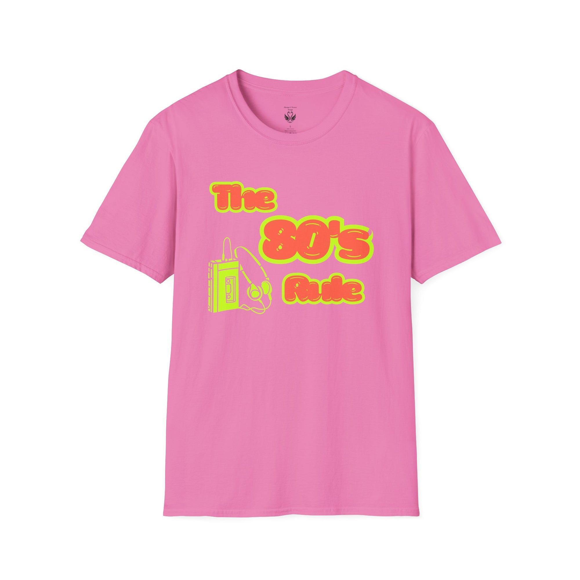 Retro 80's Rule Unisex T-Shirt, Vintage Tee, 80s Inspired Apparel, Casual Wear, Gift for Retro Lovers
