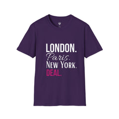 City Life Unisex T-Shirt - London, Paris, New York Deal Graphic Tee, Travel Fashion, Urban Style, Gift for Wanderlust, Streetwear