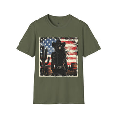 Stylish Western Graphic Tee, Cowboy T-Shirt, Americana Apparel, Unisex Casual Shirt, Summer Wardrobe Essential, Gift For Western Lovers