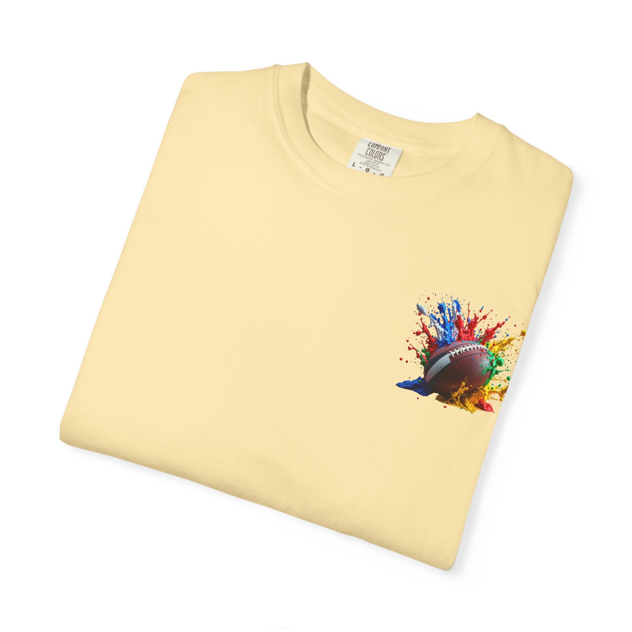 Rugby Ball Graphic T-Shirt, Unisex Vintage Tee, Perfect for Festivals, Beach Days, and Casual Wear, Gift for Sun Lovers