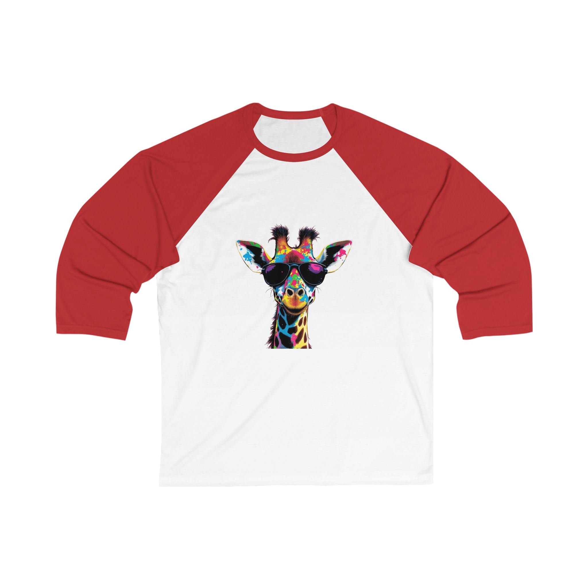 Colorful Giraffe Baseball Tee, Unisex 3/4 Sleeve Shirt, Fun Animal Tee, Gift for Wildlife Lovers, Unique Graphic Top, Perfect for [...]