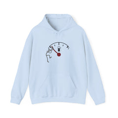 Fuel Gauge Graphic Hoodie, Unisex Sweatshirt for Gamers, Cozy Gift for Tech Lovers, Perfect for Casual Wear, Comfy Everyday Hoodie