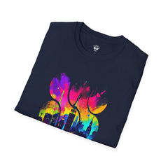 Vibrant Abstract Art T-Shirt | Unisex Graphic Tee, Casual Wear, Birthday Gift, Art Lovers Gift, Unique Fashion Statement