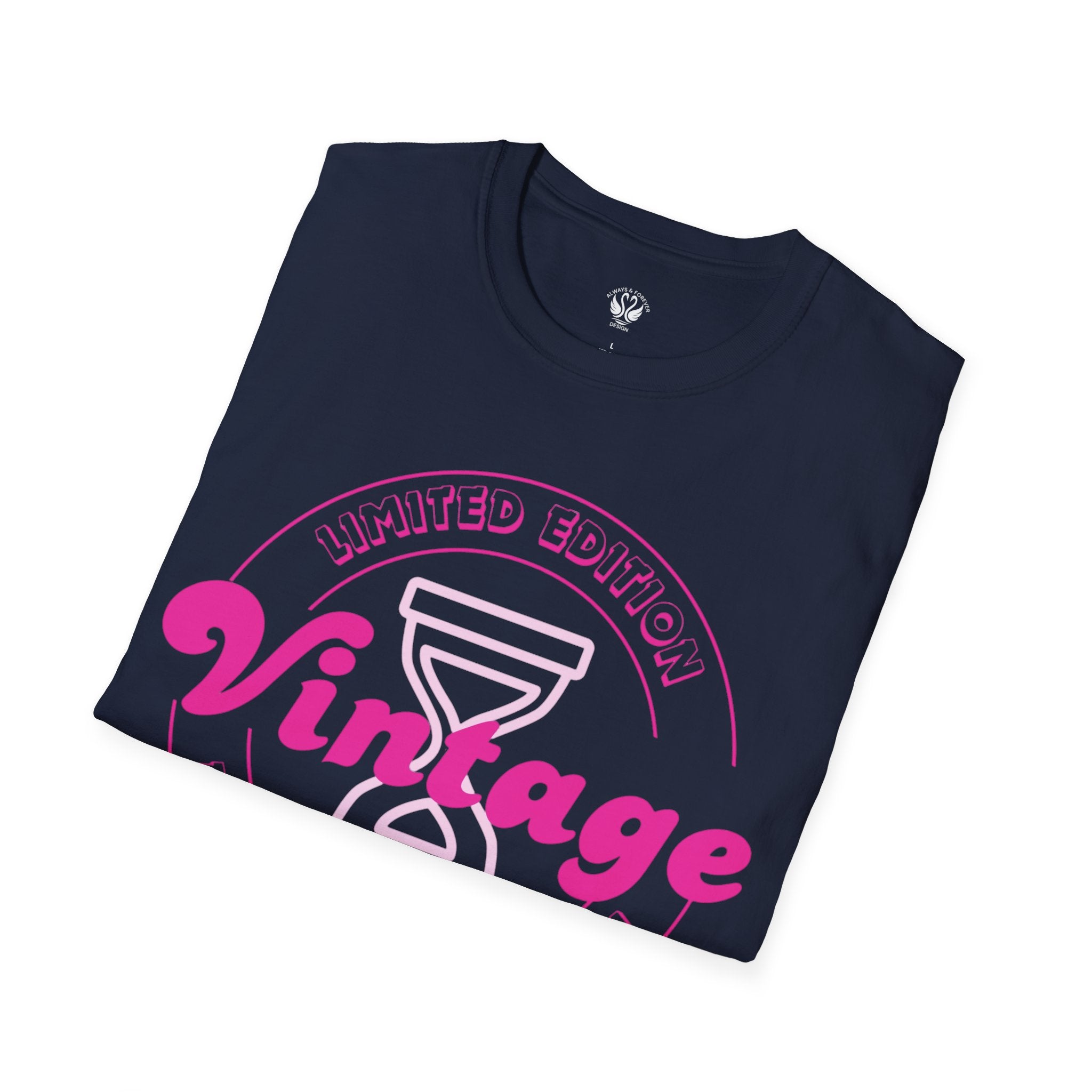 Vintage Inspired Unisex Softstyle T-Shirt - Perfect for Retro Lovers, Casual Outings, Birthdays, Anniversaries, Gift Ideas