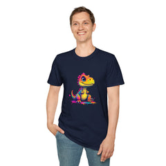 Cute Dinosaur T-Shirt, Fun Graphic Tee, Kids Birthday Gift, Dino Lover Apparel, Unisex Casual Wear