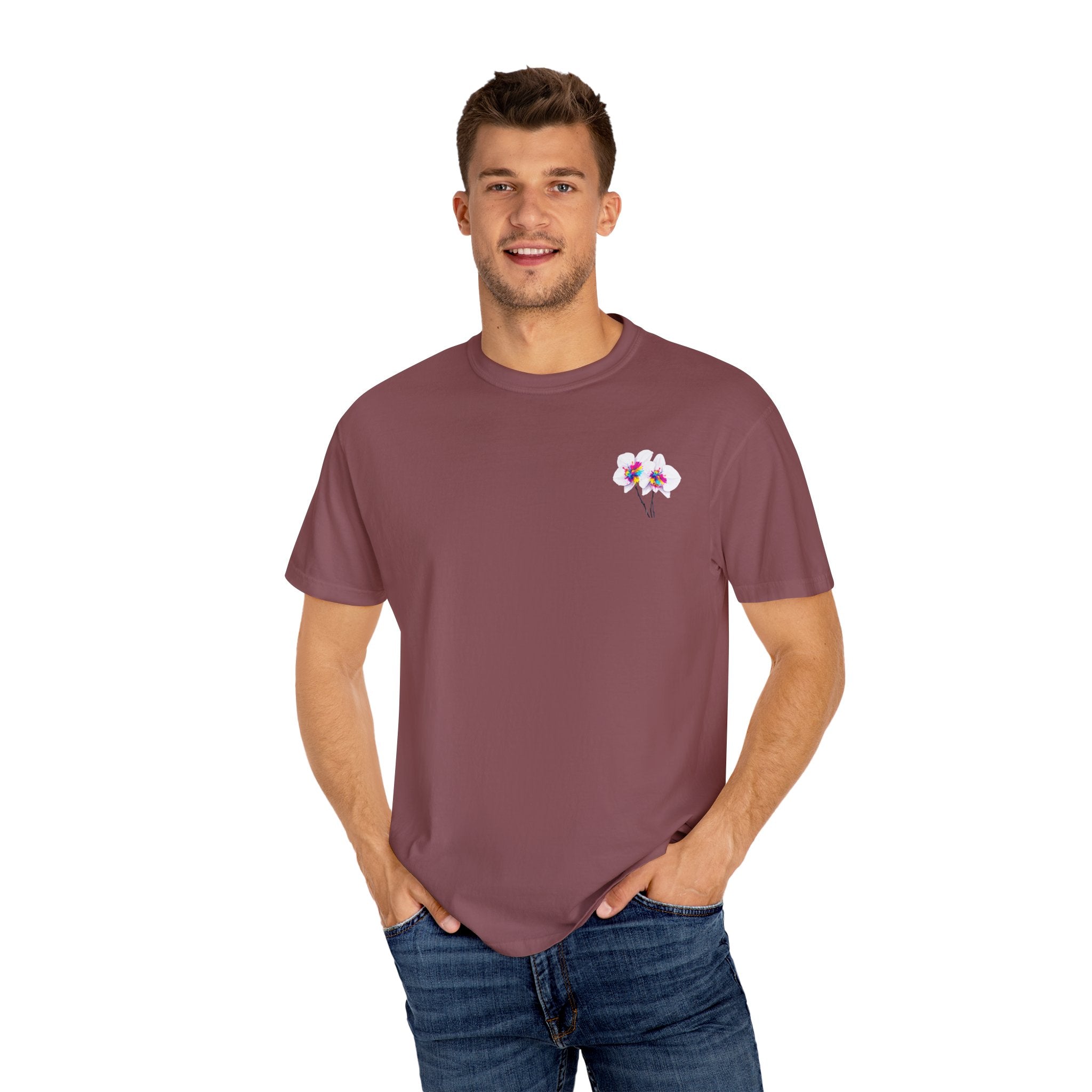 Flower  Unisex Party T-Shirt - Bright & Fun Graphic Tee for Celebrations, Summer Events, Festivals, Birthdays, Casual Wear