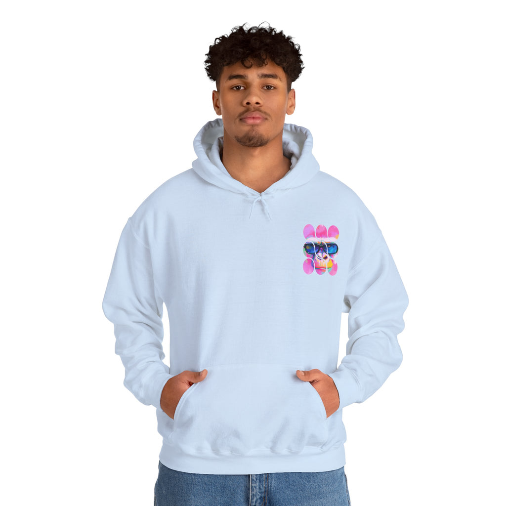 Vibrant Graphic Hoodie, Cool Streetwear Sweatshirt, Trendy Unisex Apparel, Fun Gift for Art Lovers, Casual Everyday Wear