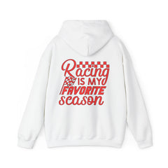 Racing-Themed Unisex Hoodie: Perfect for Race Fans, Cozy Gift for Motorsports Lovers, Ideal for Sports Events, Fall Fashion, Casual Wear