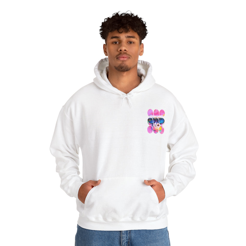Vibrant Graphic Hoodie, Cool Streetwear Sweatshirt, Trendy Unisex Apparel, Fun Gift for Art Lovers, Casual Everyday Wear