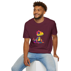 Cute Dinosaur T-Shirt, Fun Graphic Tee, Kids Birthday Gift, Dino Lover Apparel, Unisex Casual Wear