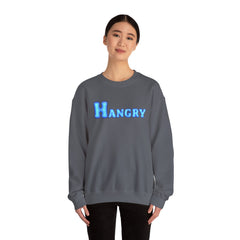 Cozy Hangry Crewneck Sweatshirt, Perfect for Food Lovers, Casual Wear, Gift for Friends, Cozy Style, Everyday Comfort