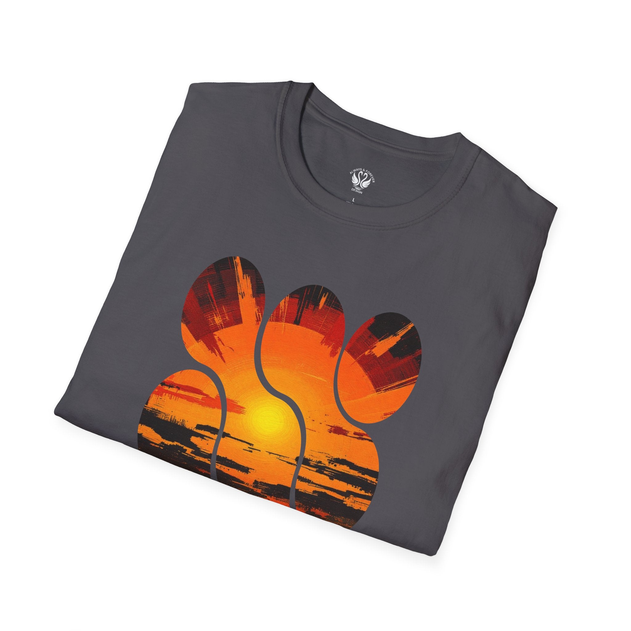Sunset Inspired Unisex T-Shirt, Colorful Graphic Tee, Retro Summer Apparel, Gift for Friends, Casual Weekend Wear