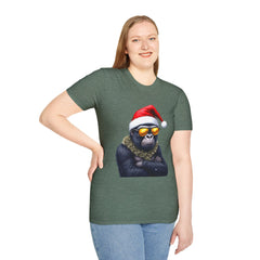 Cool Gorilla Santa T-Shirt | Funny Holiday Tee | Unisex Gift for Christmas, Party Wear, Family Gathering, Casual Style