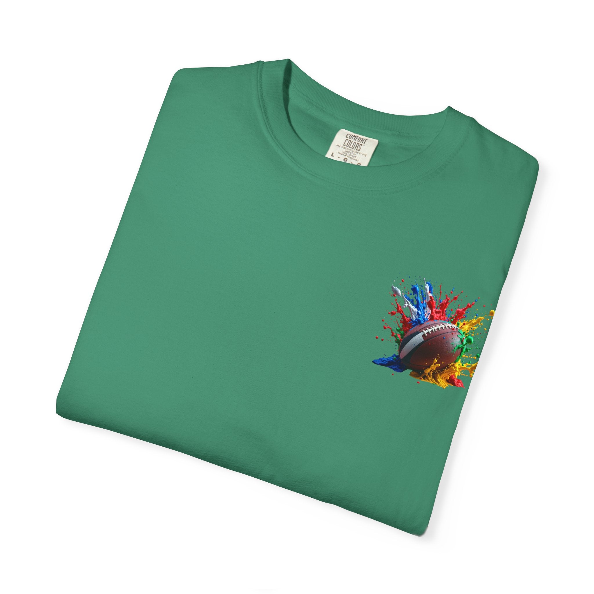 Rugby Ball Graphic T-Shirt, Unisex Vintage Tee, Perfect for Festivals, Beach Days, and Casual Wear, Gift for Sun Lovers
