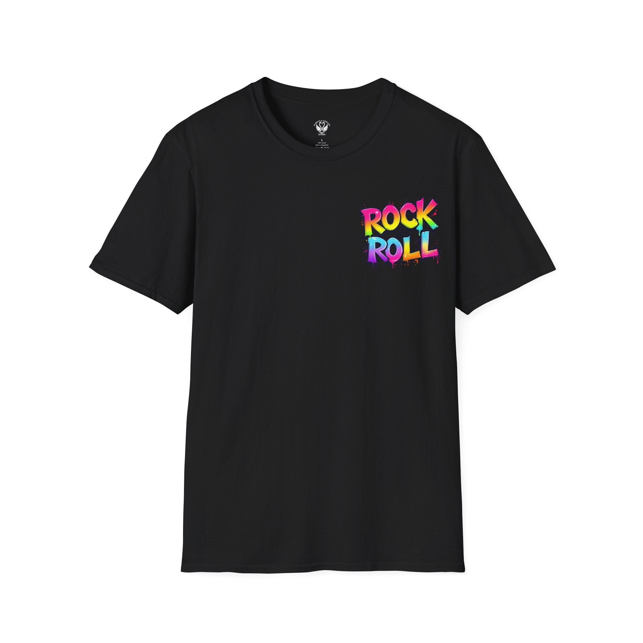 Colorful Rock & Roll Unisex T-Shirt, Vintage Music Tee, Festival Shirt, Gift for Music Lovers, Concert Apparel