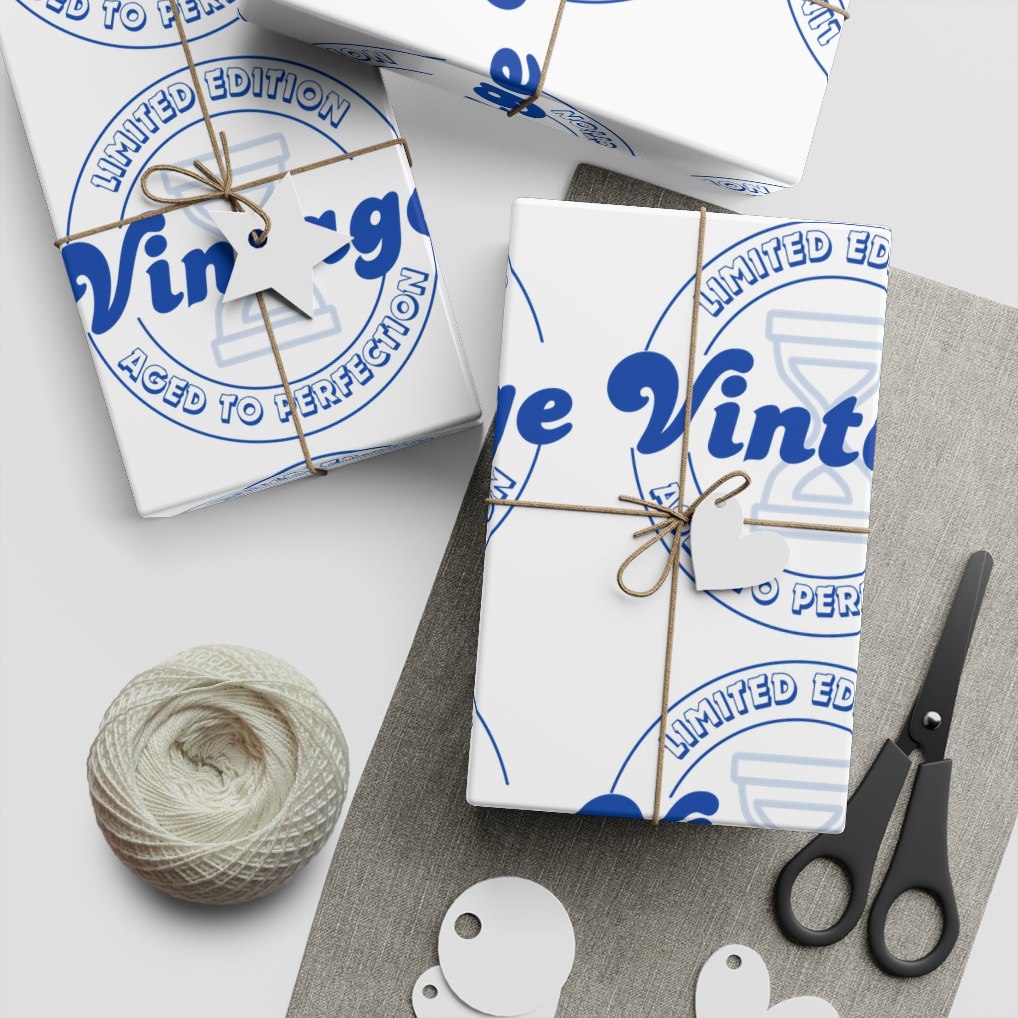 Vintage Gift Wrapping Paper Sheets - Perfect for Special Occasions & Celebrations
