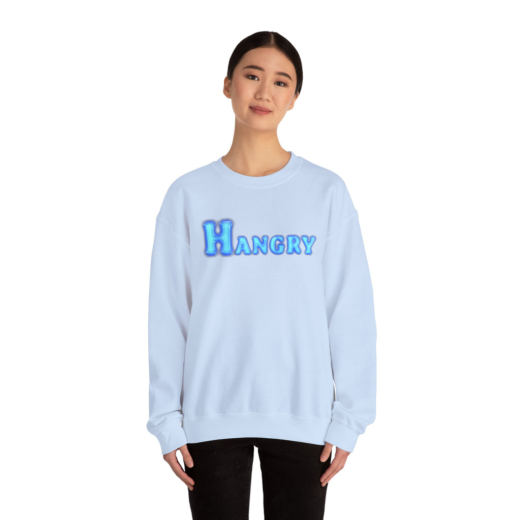 Cozy Hangry Crewneck Sweatshirt, Perfect for Food Lovers, Casual Wear, Gift for Friends, Cozy Style, Everyday Comfort