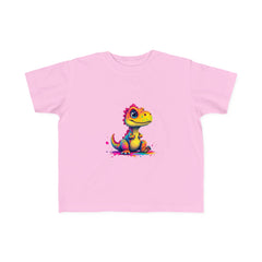 Cute Dinosaur Toddler Tee - Colorful Kids Jersey T-Shirt