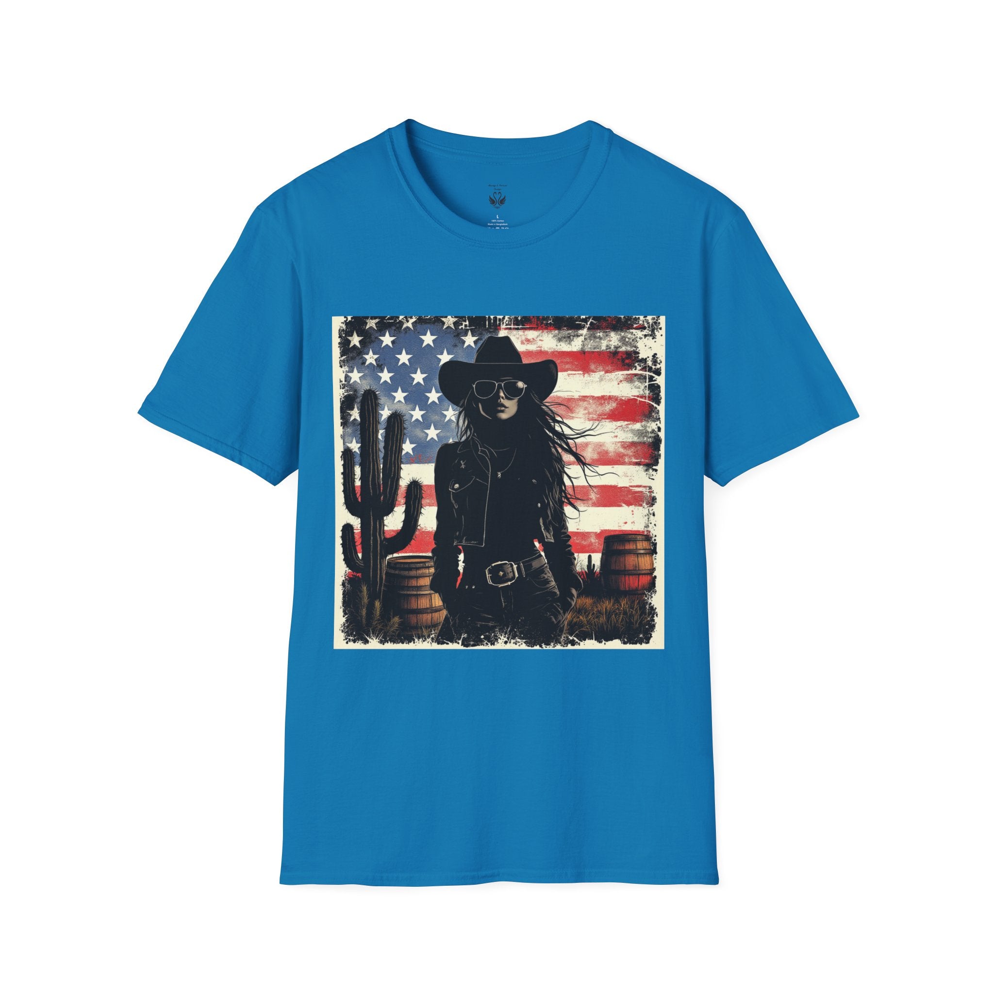 Stylish Western Graphic Tee, Cowboy T-Shirt, Americana Apparel, Unisex Casual Shirt, Summer Wardrobe Essential, Gift For Western Lovers