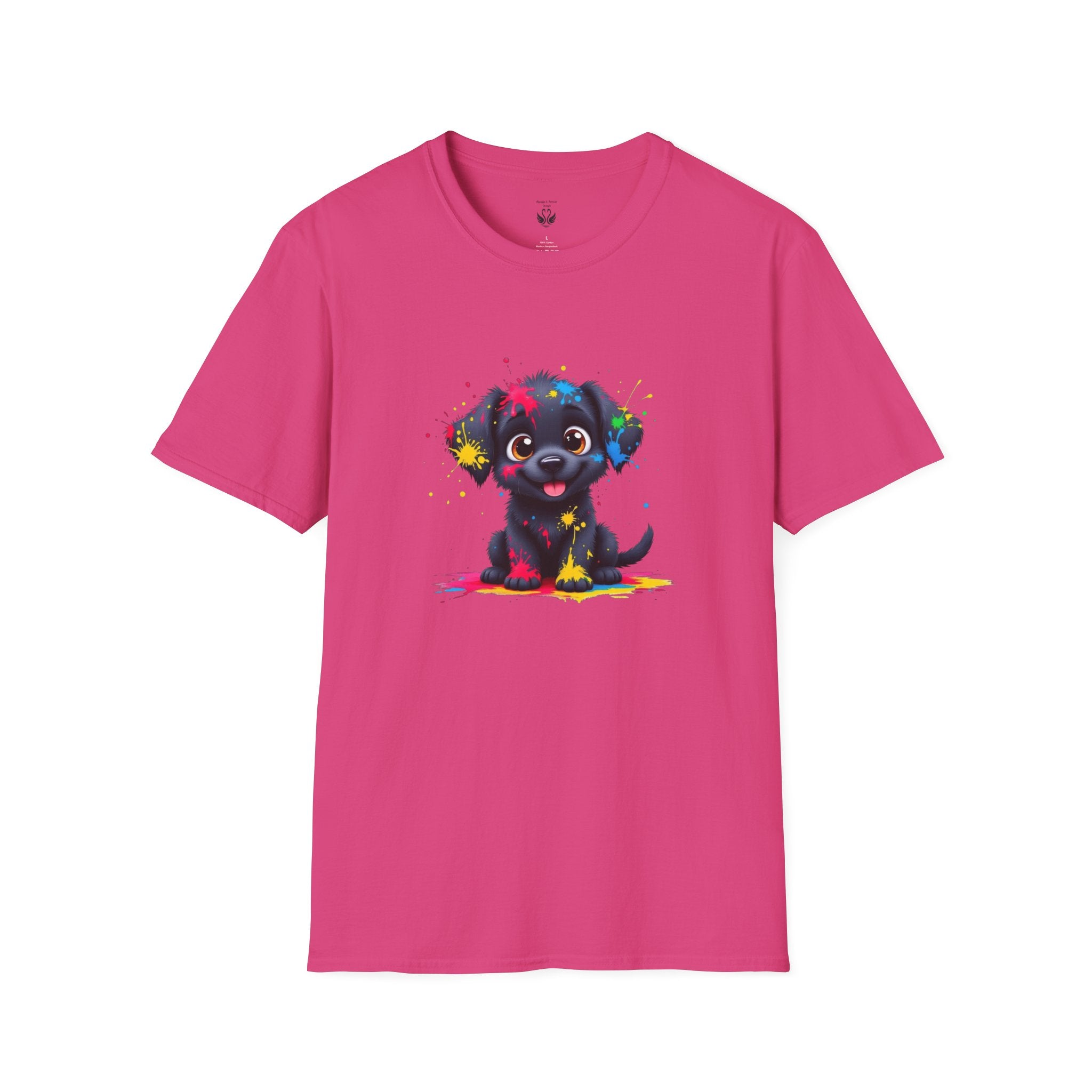 Cute Puppy Art Unisex T-Shirt, Dog Lover Shirt, Pet Parent Gift, Casual Wear, Funny Graphic Tee