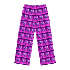 Cozy Heart Pattern Women's Pajama Pants - Perfect for Valentine's Day & Relaxing Nights